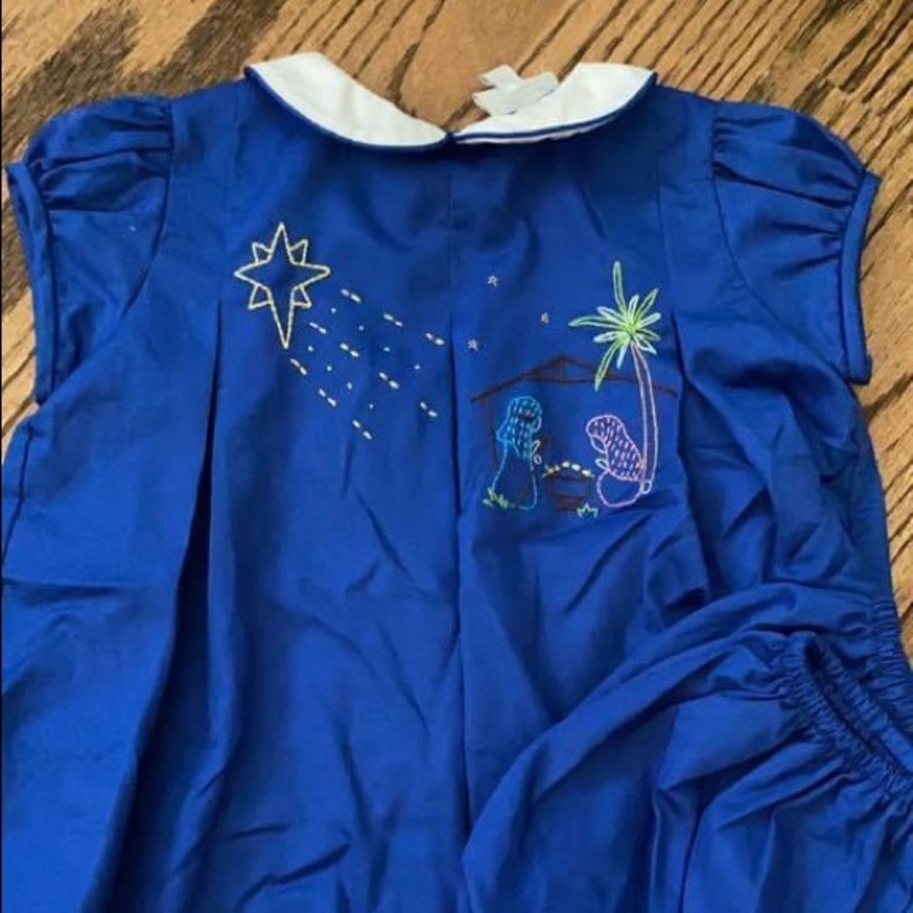 The Proper Peony Christmas dress, size 12M